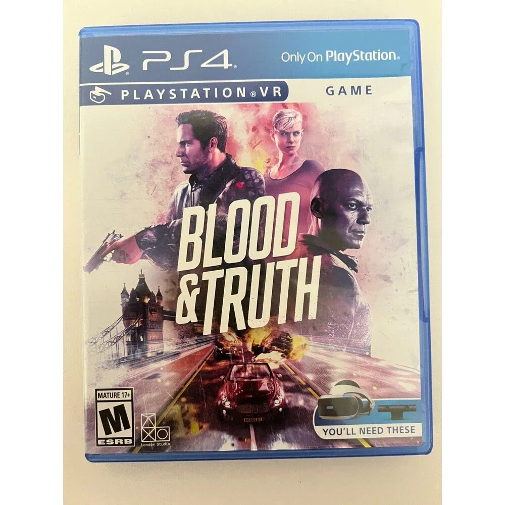 PS4 Game Blood and Truth Rated M